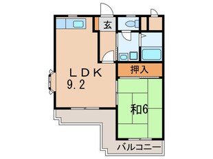 インぺリアル塚口の物件間取画像